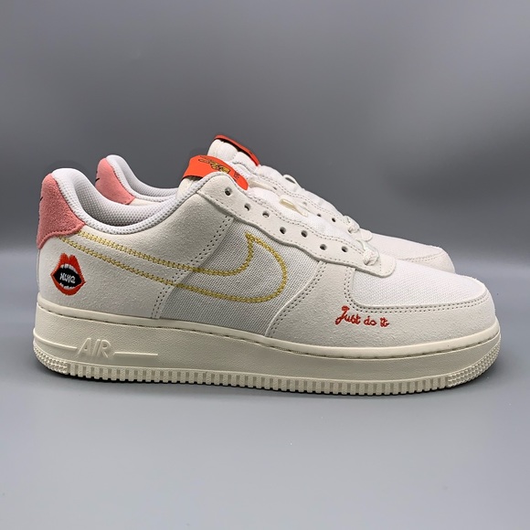 Nike Shoes - Nike Women's Air Force 1 07'  Low  "Peace"  Sneakers   -   Size 10